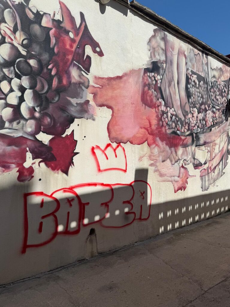 Un acte incívic que desllueix el mural de Lily Brick